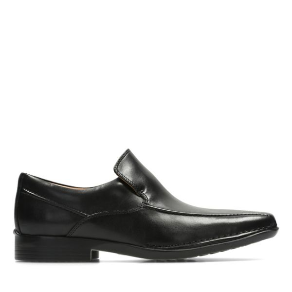 Clarks Mens Francis Flight Loafers Black | USA-4825607